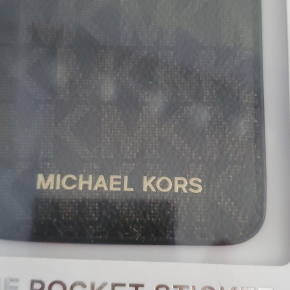 Michael kors leather sig phone pocket sticker … - Picture 6 of 8